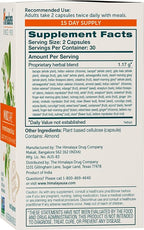 Himalaya MindCare - Nootropic Herbal Brain Supplements for Memory and Focus Support - Vegan, Non-GMO, Gluten Free, 1170 mg, 60 Capsules