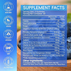 Magnesium Glycinate Gummies 600mg, Chewable Sugar Free Potassium Magnesium Gummies with Manganese Glycinate, Vitamin D, B6, and CoQ10 for Calm Support & Sleep for Adults, 60 Days Supply