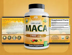 NaturaLife Labs Organic Maca Root – Black, Red & Yellow – 1900 mg per Serving – 150 Capsules – Gelatinized Peruvian Maca – Non-GMO, Gluten-Free, Vegan (2 Pack)