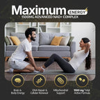 NADGENIX™ NAD+ Supplement – NMNH 500mg, Nicotinamide Riboside, TMG, Resveratrol & CoQ10 – Cellular Energy & Healthy Aging – 60 Capsules – High Absorption Liposomal Delivery