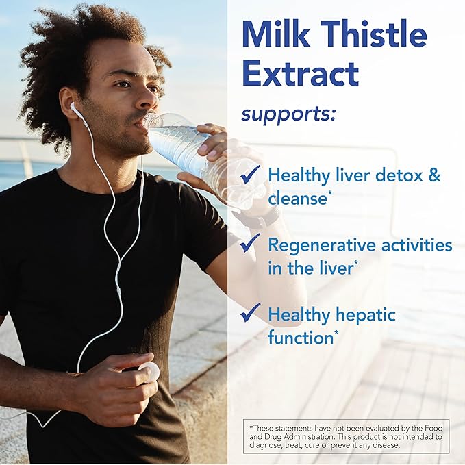 Patient One Milk Thistle Extract 250mg | Supplement to Support Healthy Liver Function* | Standardized to 80% Silymarin | 90 Capsules