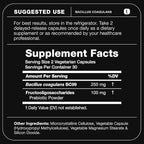Toniiq Bacillus Coagulans Probiotic Supplement – Ultra High Strength 50 Billion CFU with FOS Prebiotic – Spore-Based Probiotic for Exceptional Stability – Third-Party Tested – 60 Capsules
