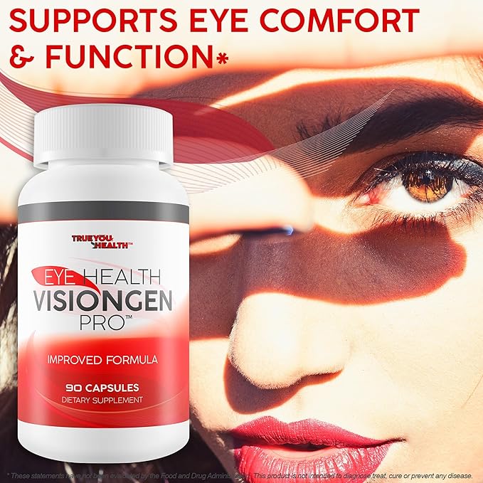 Eye Health Visiongen Pro - Improved Formula - Our Best Lutein Supplements for Eyes with Zeaxanthin and Vitamin A - Natural Vision Pills for Eyes - Natural Herbalstep 14 in One Advanced Eye Formula