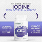 AMBROSIAL Iodine 5000mcg Tablets (Pack of 2-120 Tablets)