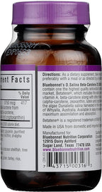 BlueBonnet Mixed Beta-Carotene 25,000 IU (7500 mcg) Eye Vitamins - Vitamin A Supplement D. Salina Algae Beta-Carotene, Lutein & Zeaxanthin for Eye Health & Immune Support - Gluten-Free - 90 Softgels