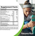 NaturesPlus Mega-Stress Complex, Sustained Release - 90 Vegetarian Tablets - B Complex, Vitamin C Stress Relief Supplement, Chamomile & Herbs for Natural Calm - Gluten-Free - 90 Servings