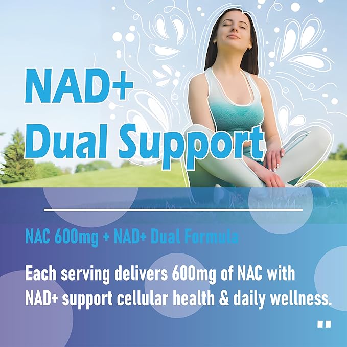Consciousnutra NAC Supplement with NAD+ & Coconut Oil | 2-in-1 N Acetyl L Cysteine Plus Nicotinamide Forms | NAD Supplements for Women & Men | Non-GMO, Gluten Free, 300 Softgels