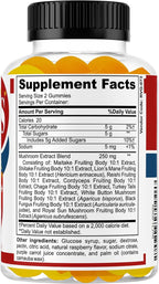 Gummies for Men and Women Support Focus Memory and Mood Nootropics Brain Support Supplement -60 Ct