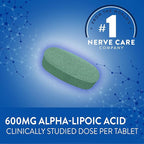 Nervive Nerve Relief, Occasional Nerve Discomfort II, Nerve Relief, Starts Working in 7 Days, Stabbing, Burning, Alpha Lipoic Acid, B Vitamins, Turmeric, Ginger, Nervive Supplement, 30 Tablets