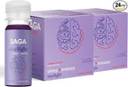 SAGA Starlight Organic Sleep Shots – Natural Sleep Aid with Melatonin, Reishi, Valerian Root, Ashwagandha, Chamomile – Sugar-Free, Vegan, Zero Calories, Plant-Based Sleep Support, Travel Size (2 Oz)