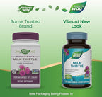 Nature's Way Standardized Milk Thistle 80% Silymarin per serving, TRU-ID Certified, Non-GMO Project Verified, Vegetarian, 120 Vegetarian Capsules, Pack of 2
