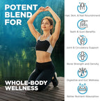 Nutrivein Premium Multi Collagen Pills 2250 mg - 180 Easy-to-Swallow Collagen Capsules: Type I, II, III, V, X Hydrolyzed Protein Peptides for Women and Men - Aging, Joints, Hair, Skin, Bones, & Nails