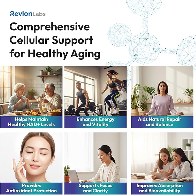 Liposomal NAD+ Liquid Packets - Liposomal Nicotinamide Riboside Resveratrol PQQ for Cellular Health Energy Focus & Healthy Aging