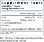 Vital Nutrients Vitamin B12 & Methyl Folate - Vegan Methylated Folate & B12 Supplement - 5-MTHF Plus B12 Supports Nervous System & Metabolism* - Gluten, Dairy, Soy Free - 200 Capsules
