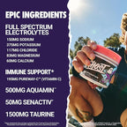 GHOST Hydration Tub, Electrolyte Powder, Welch’s Grape - Sugar Free Instant Electrolyte Drink Mix - Caffeine-Free Daily Hydration & Immune Support with Clean Formula - 40 Servings