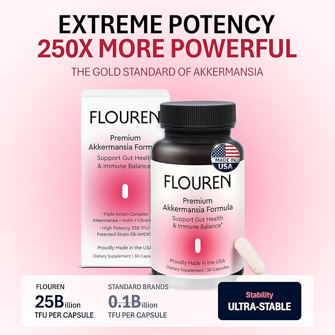 Postbiotic Formula - Probiotic Capsules with Akkermansia EB-AMDK19 for Digestion & Immune Balance Supplement