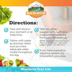 Maximum Living MineralRich - Minerals Supplement - Sugar Free Liquid Blend of Vitamins and Trace Minerals - 32 oz