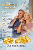 Dr. Wise Omega 3 Fish Oil 3600mg – 2160mg Omega-3 per Softgel (1300mg EPA, 860mg DHA) – Triple Strength, Once Daily – 90 Burpless Lemon Softgels – 3-Month Supply
