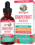MARYRUTH'S Organics Grapefruit Seed Extract Grapefruit Seed Oil Drops | Peel & Seed | Herbal Tinctures Liquid Drops | Sugar Free | Vegan | Non-GMO | Gluten Free| Unflavored | 30 Servings | 1 Fl Oz