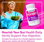 Florajen Women’s Vaginal Probiotic - Gut Health, Vaginal pH Balance, & Constipation Relief - Multi-Strain Formula with Lactobacillus - Refrigerated for Potency - 60 Capsules