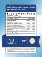 Nature's Truth Trace Minerals Supplement with Iodine | 90 Tablets | Enhanced Mineral Booster | Non-GMO & Gluten Free Supplement