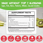 Center-Filled Magnesium Glycinate Gummies 400MG - High Absorption for Kids, Teens & Adults - Supplement for Sleep, Calm & Muscle Relaxation with B6 & D3 - Gluten Free & Vegan Friendly - 120 Count