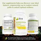 Jiva Botanicals Boswellia Extract Capsules 700mg per Serving - Boswellia Serrata Extract Supplement & Black Pepper - Joint Support Supplement for Normal Joint Health - 120 Capsules (Pack of 1)