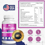 Quercetin Gummies by BioVitalica - Quercetin with Bromelain Vitamin C and Zinc & Elderberry + Vitamin D3-5 in 1 Immune Support - Zinc Quercetin 750 mg for Kids and Adult (6, Quercetin)