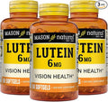 MASON NATURAL Lutein 6 mg with Vitamin E, 6 Month Supply, Healthy Vision & Eye Function, Supports Normal Eye Health, Pack of 3