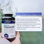 AgeImmune Vitamin B Complex with Vitamin D3 B12 B6 Magnesium Bisglycinate and Folate as Methylfolate - Doctor Formulated Methylated B Complex Supplement – 60 Capsules - Without Niacin