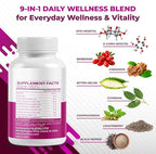High Potency Myo-Inositol & D-Chiro Inositol with Chasteberry, Cinnamon, Bitter Melon & Gymnema – Supports Optimal Hormone Balance, Healthy Metabolism*