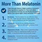 Zero Brands Nature's Night Triple Strength Quick Dissolve Melatonin 15mg with Supportive Blend | Natural Orange Flavor | 90 Count | Sugar Free, Vegan, Non-GMO, Drug Free