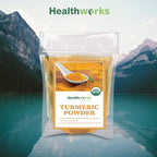 Healthworks Superfoods Turmeric Powder Organic - 2 Packs 16 Oz - Ground Raw Organic, Curcumin, Keto, Paleo, Vegan and Non-GMO