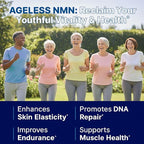 NMN Supplement 500mg – Nicotinamide Mononucleotide | Supports NAD+ Levels, Energy, Cognitive Function, Muscle Health & Healthy Body Composition Capsules (90)