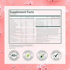 Beam Kids Multivitamin Powder – Kids Vitamins with Greens, Probiotic & Prebiotic, Immune Support for Children & Toddlers, No Artificial Sweeteners, for Picky Eaters, 20 Servings, Strawberry Flavor