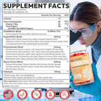 Probiotic Gummies, 4-in-1 Pre and Post Probiotics for Women & Men, with 16 Digestive Enzymes for Gut Health, Digestion, Immunity, 0 Sugar, Prebiotics and Probiotics, 60 Gummies