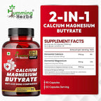 Sodium Butyrate with Calcium Magnesium Butyrate Contains Inulin, Probiotics, Magnesium and Calcium - 210 Capsules