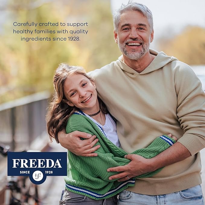 FREEDA 29 mg Gentle Iron Supplement for Women & Men from Ferrous Fumarate – Stomach Friendly Low Iron Pills for Energy & Red Blood Cell Booster Support, Easy-to-Swallow Tablets, Kosher, GF (250 Count)