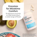 SFI Health Multi Enzyme Supplements for Digestive Health - Ther-Biotic Vital-Zymes Complete - Digestive Enzymes to Help Ease Indigestion & Aid Nutrient Absorption (120 Capsules)