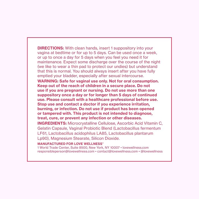 Love Wellness The Killer & Flora Power | Vaginal Suppository Duo with Boric Acid, Probiotics & Vitamin C | Supports pH Balance, Odor Control & Feminine Health | Fragrance-Free, Non-GMO & Paraben Free