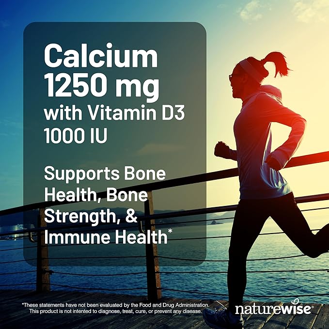 [1] NatureWise Calcium 1250mg + D3 1000IU + Organic MCT Oil - 60 Softgels[30-Day Supply] + [1] Omega 3 Fish Oil 1000mg + Vitamin E - Wild-Caught - 60 Softgels[30-Day Supply]