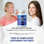 Glutathione, Vitamin C, Glycine, Alpha Lipoic Acid & Milk Thistle – Support Immunity & Radiant Skin – 150 Capsules