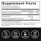 Force Factor L-Arginine,3-Pack,Nitric Oxide Supplement with BioPerine to Help Build Muscle & Support Stronger Blood Flow,Circulation,Nutrient Delivery,& Pumps,L-Arginine 3000mg,3g,450 Capsules