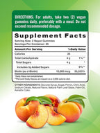 Nature's Truth Biotin Gummies | 10000mcg | 50 Count | Vegan, Non-GMO & Gluten Free Supplement | Peach Flavor