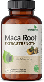 Futurebiotics Maca Root Extra Strength Supports Energy, Stamina & Reproductive Health, Non-GMO, 250 Vegetarian Capsules