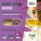 Wild & Organic Milk Thistle Capsules 1000mg - Liver Support Supplement - Silymarin Milk Thistle Powder for Liver Cleanse - 60 Vegan Capsules - 1-Month Supply - No Fillers, Non-GMO