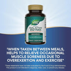 Nature's Way Mega-Zyme, Pancreatic & Systemic Enzymes*, Relieves Occasional Muscle Soreness Due to Overexertion and Exercise,* Digestive Support*, 200 Tablets (Packaging May Vary)