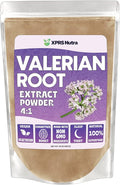 XPRS Nutra Valerian Root Extract Powder 4:1 - Premium Valerian Root Powder for Cognition - Vegan Friendly Herbal Sleep Support (16 Ounce)