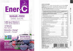 Ener-C Sugar Free Multivitamin Drink Mix - Vitamin Powder for Water, Electrolytes Powder No Sugar, Hydration Boost Packets, Zero Sugar, Vitamin C & B12 Supplement Liquid Mix - Mixed Berry, 30 Count
