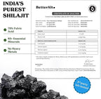 Better Alt Ultimate Power Up Duo | Shilajit Gummies + Shilajit Gold+ Honey Sticks | 3rd-Party Lab Tested | 1 Month Pack - Helps Boost Energy